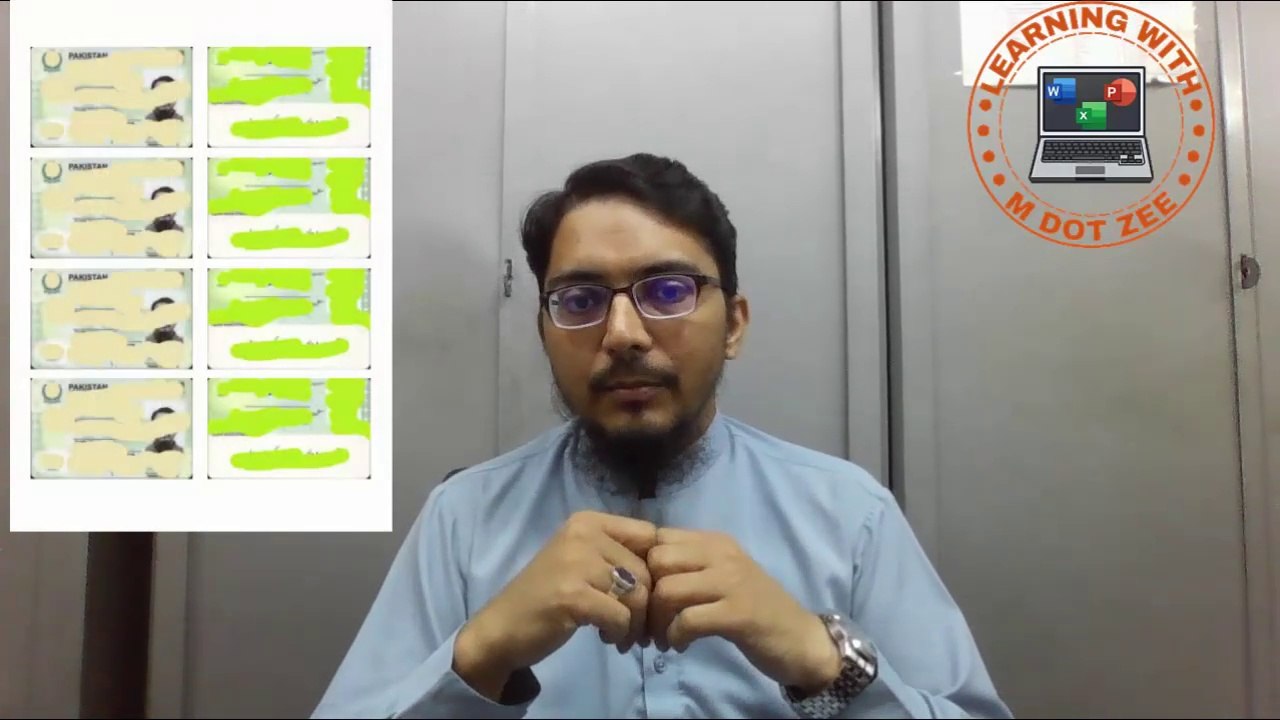 8 CNIC in 1 MS Word Page | Microsoft Word Tutorial | LECTURE # 9 | Learning with M dot Zee