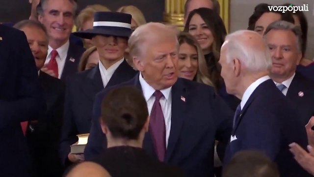 Donald Trump se presenta en el Capitolio para la toma de posesión como presidente de Estados Unidos