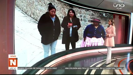 familia de la desaparecida con sus hijos