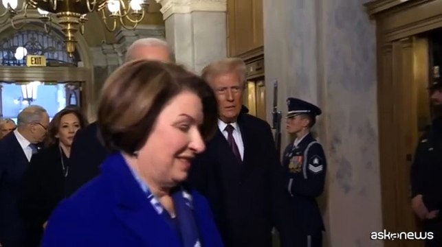 Trump e Biden vanno insieme al Campidoglio