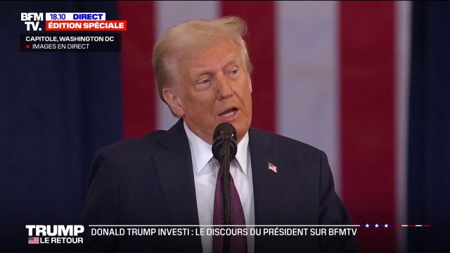 Donald Trump: L'âge d'or des États-Unis commence aujourd'hui