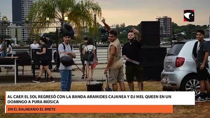 Al Caer el Sol regresó con la banda Aramides Cajanea y DJ Mel Queen en un domingo a pura música