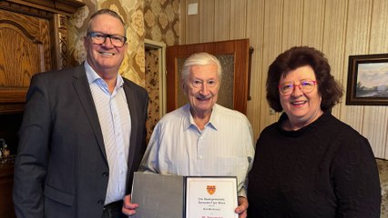 Gerasdorf Karl Martonosi feierte am 12. Jänner seinen 90. Geburtstag.