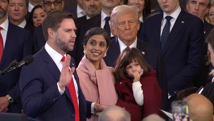 [현장영상+] 밴스, 미국 부통령으로 취임 선서 / YTN