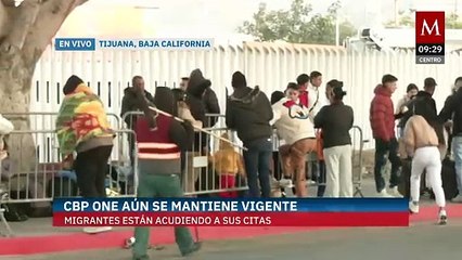 Migrantes de Tijuana ingresan a EU mediante el CBP One; aplicación podría desaparecer con Trump