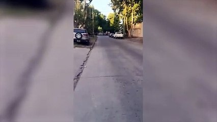 Imágenes de saladillo el día después de que una niña de 13 años dió a luz por un abuso