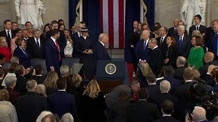 Donald Trump als 47. US-Präsident vereidigt