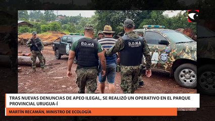 Tras nuevas denuncias de apeo ilegal, se realizó un operativo en el Parque provincial Urugua-í