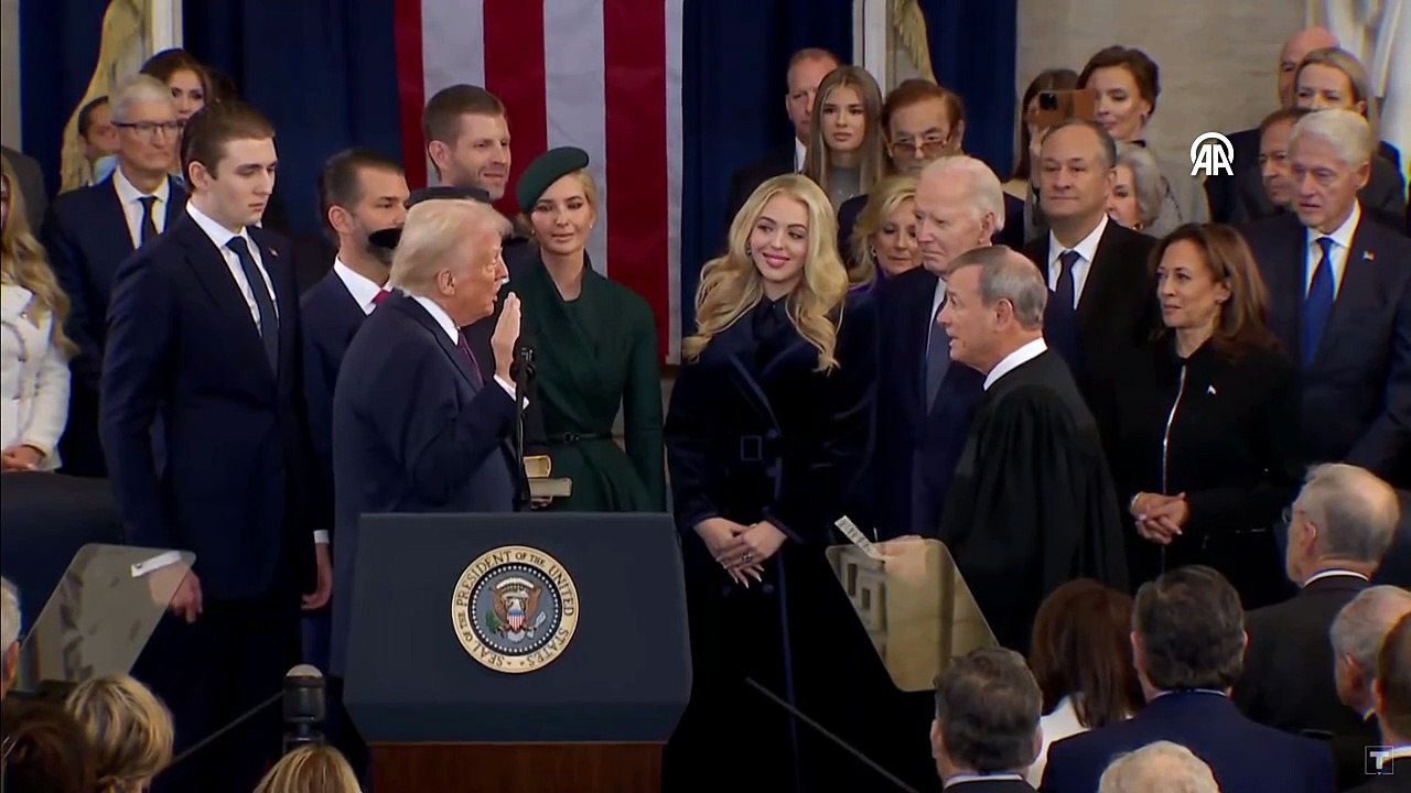 Donald Trump yemin etti, ABD'nin resmen 47. başkanı oldu