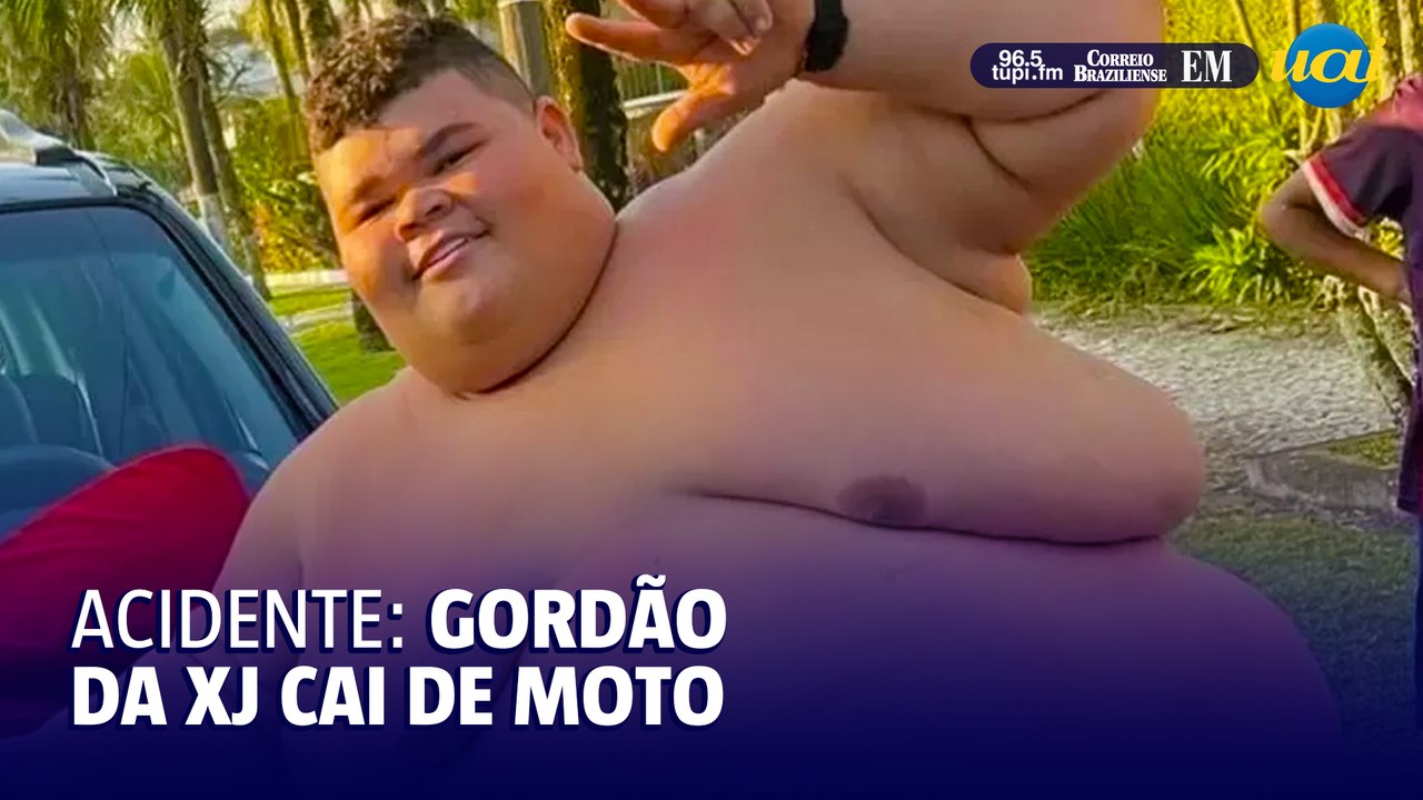 Influencer ‘Gordão da XJ’ cai de moto e deixa fãs preocupados