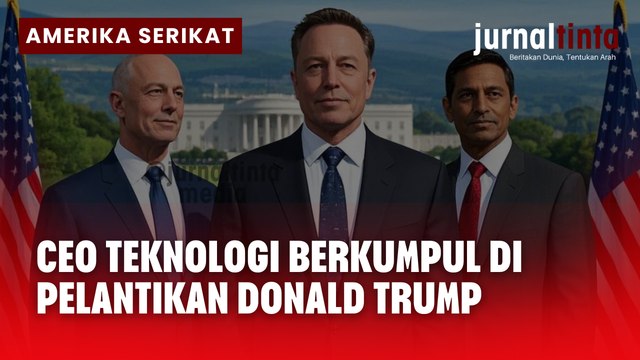 Elon Musk, Jeff Bezos, dan Sundar Pichai, Hadir di Acara Pelantikan Donald Trump