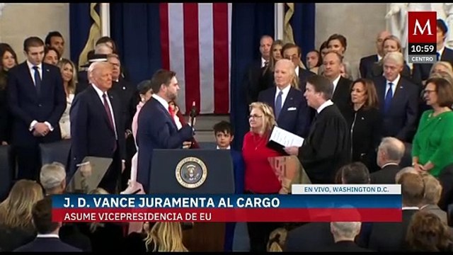 J.D. Vance jura como vicepresidente de los Estados Unidos