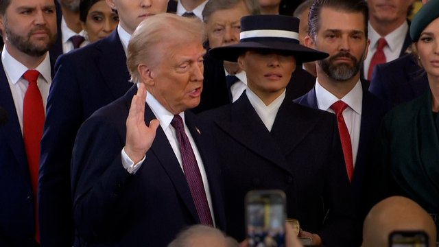 Trump prête serment et devient officiellement le 47e président des États-Unis