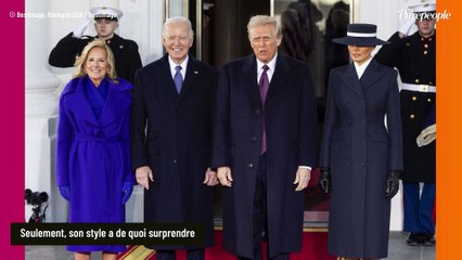 Investiture de Trump : Chapeau XXL et look austère... Sa femme Melania surprend pour leur retour à la Maison Blanche