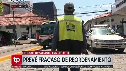 Analista cuestiona reordenamiento vehicular en el centro de la capital cruceña