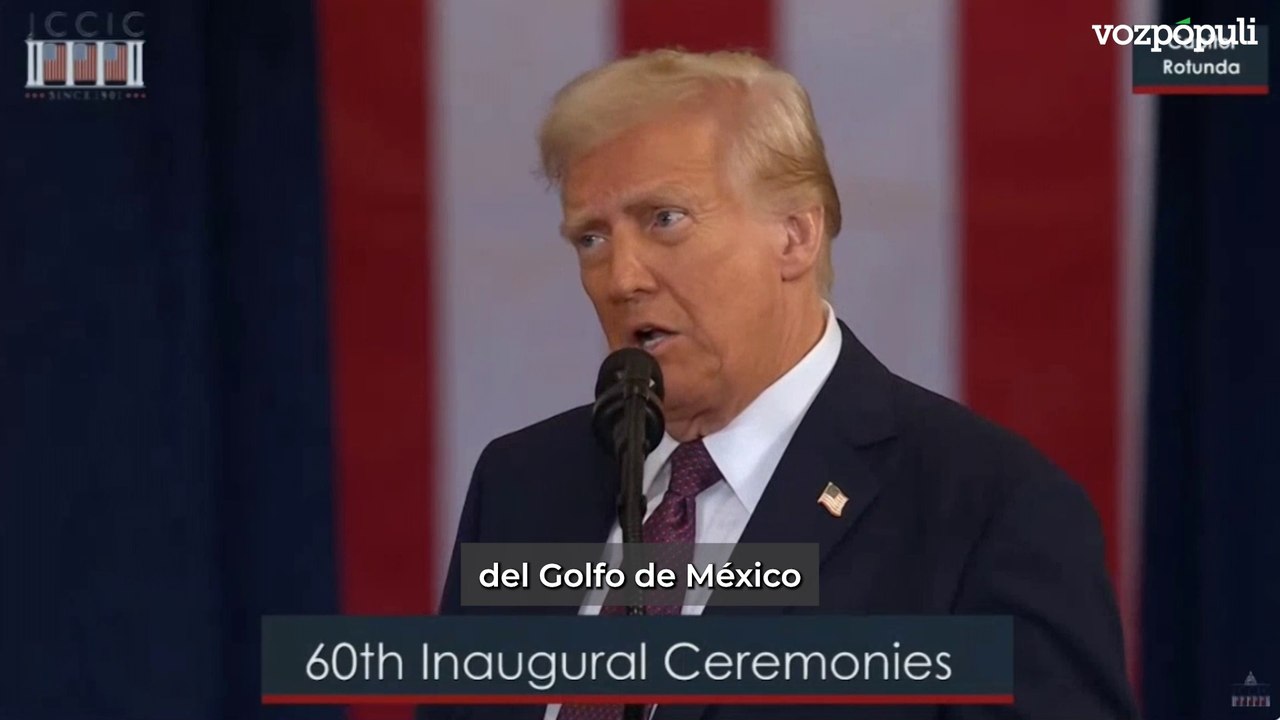 Trump promete renombrar el golfo de México como "golfo de América"