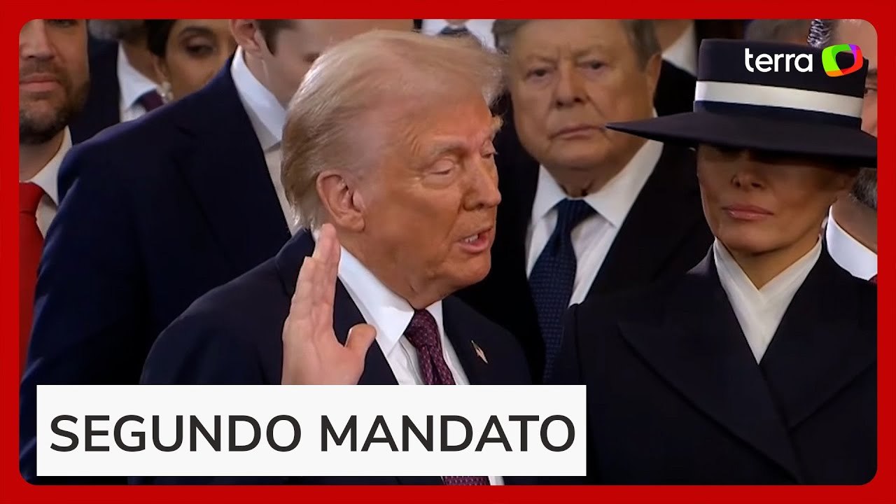 Trump toma posse como 47º presidente dos EUA