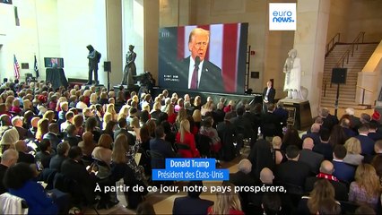 Dans son discours d'investiture, Trump s'engage à rétablir la position des États-Unis dans le monde