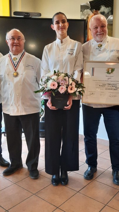 Awen Franceschi est la nouvelle meilleure apprentie cuisinière de France.