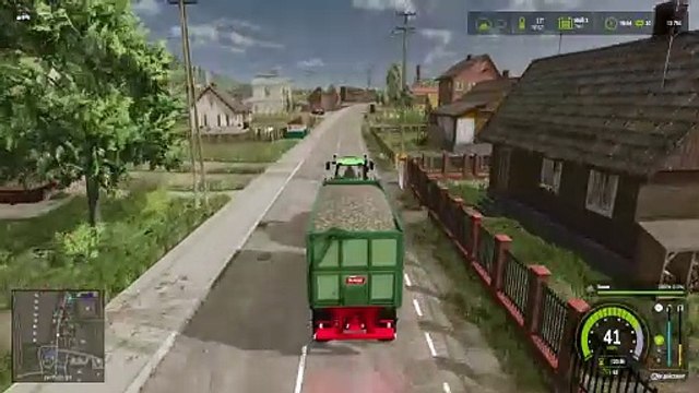 Farming Simulator 25 Перевозка камней на цем. завод.