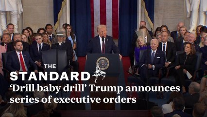 'Drill baby drill' Trump Announces A Series Of Executive Orders In Inaugural Address