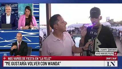 L-Gante perdió una cadena de oro en el mar