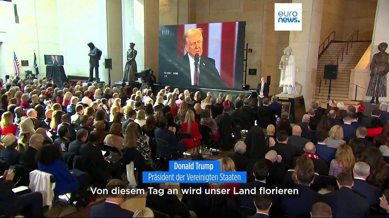 'Das goldene Zeitalter Amerikas': Donald Trump als 47. Präsident der USA vereidigt