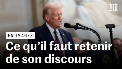 Investiture de Donald Trump : les principales priorités énoncées lors de son discours