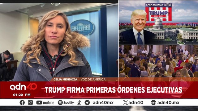 🚨¡Última Hora! Donald Trump firma primeras órdenes ejecutivas