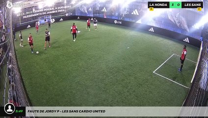 Faute de Jordy P - Les Sans Cardio United