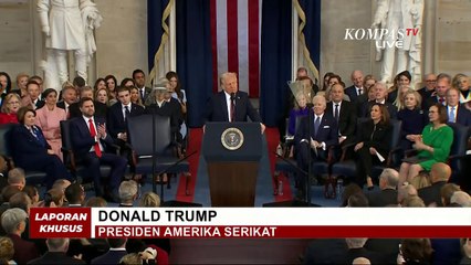 [FULL] Pidato Perdana Donald Trump Usai Resmi Dilantik Sebagai Presiden ke-47 AS
