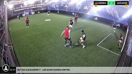 But de Alexandre T - Les Sans Cardio United