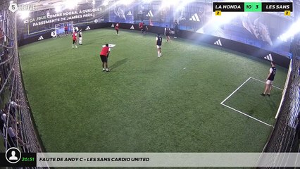Faute de Andy C - Les Sans Cardio United
