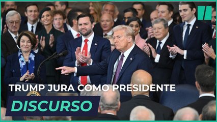 El discurso de Trump tras haber jurado como presidente de los Estados Unidos