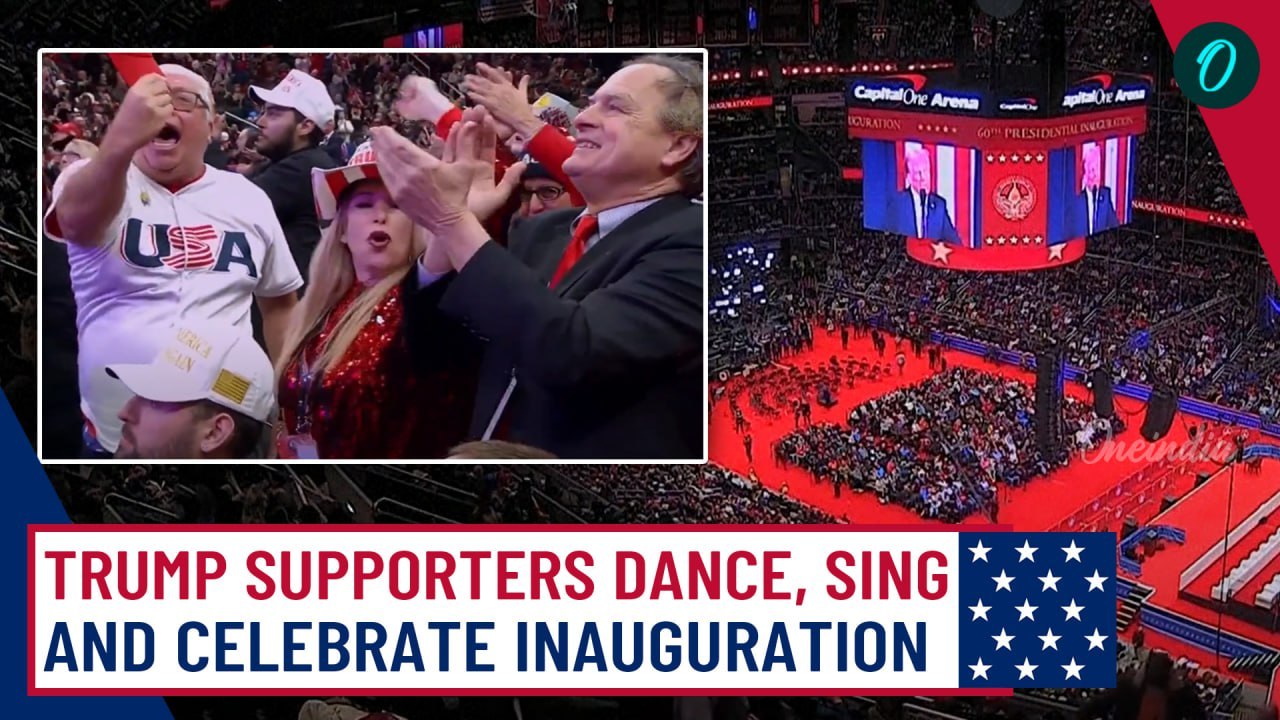Donald Trump Inauguration 2025: Supporters Show Up in 'America Great' T-Shirts at Capital One Arena