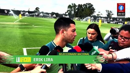 Erik Lira: "La gira de la selección mexicana es una oportunidad para levantar la mano"