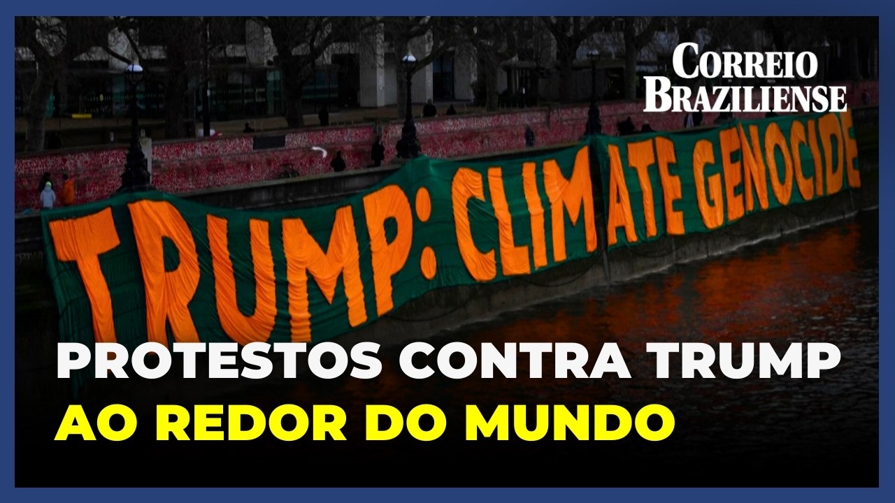 Posse de Trump provoca protestos ao redor do mundo