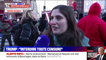 Investiture de Donald Trump: "Ce n'était pas très présidentiel", pour Hailey, électrice démocrate de Washington