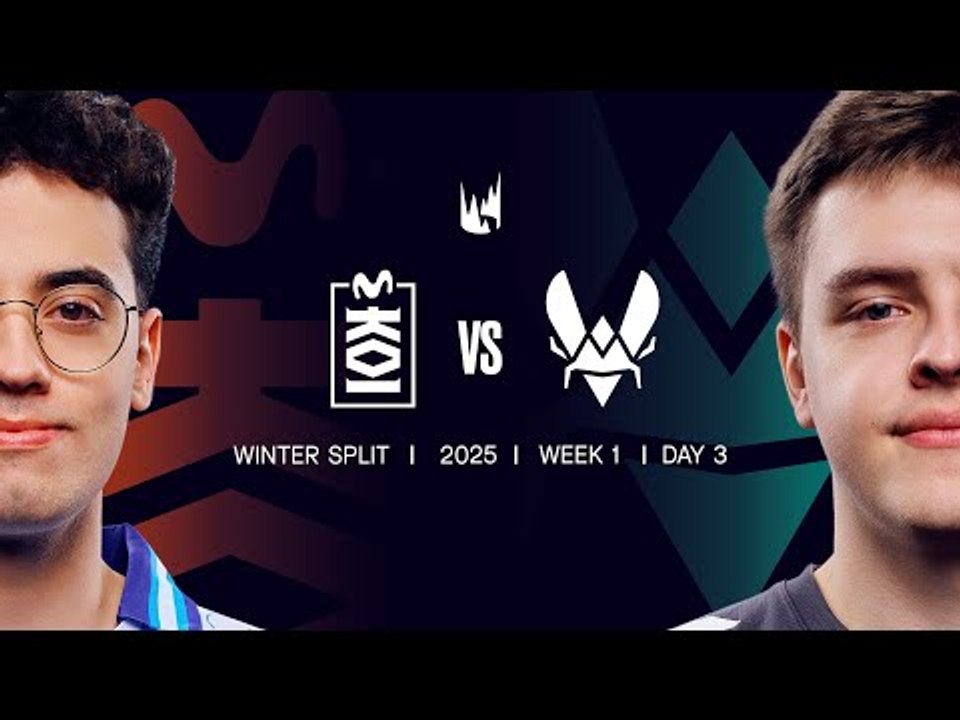 MKOI v VIT | 2025 LEC Winter | Week 1 Day 3 | Movistar KOI vs. Team Vitality