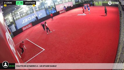 Faute de Aymeric A - Us Stade Sable