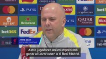 La confesión de Slot sobre el vestuario del Liverpool tras ganar al Madrid