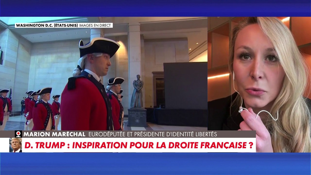 «La victoire de Donald Trump nous donne bon espoir», assure Marion Maréchal