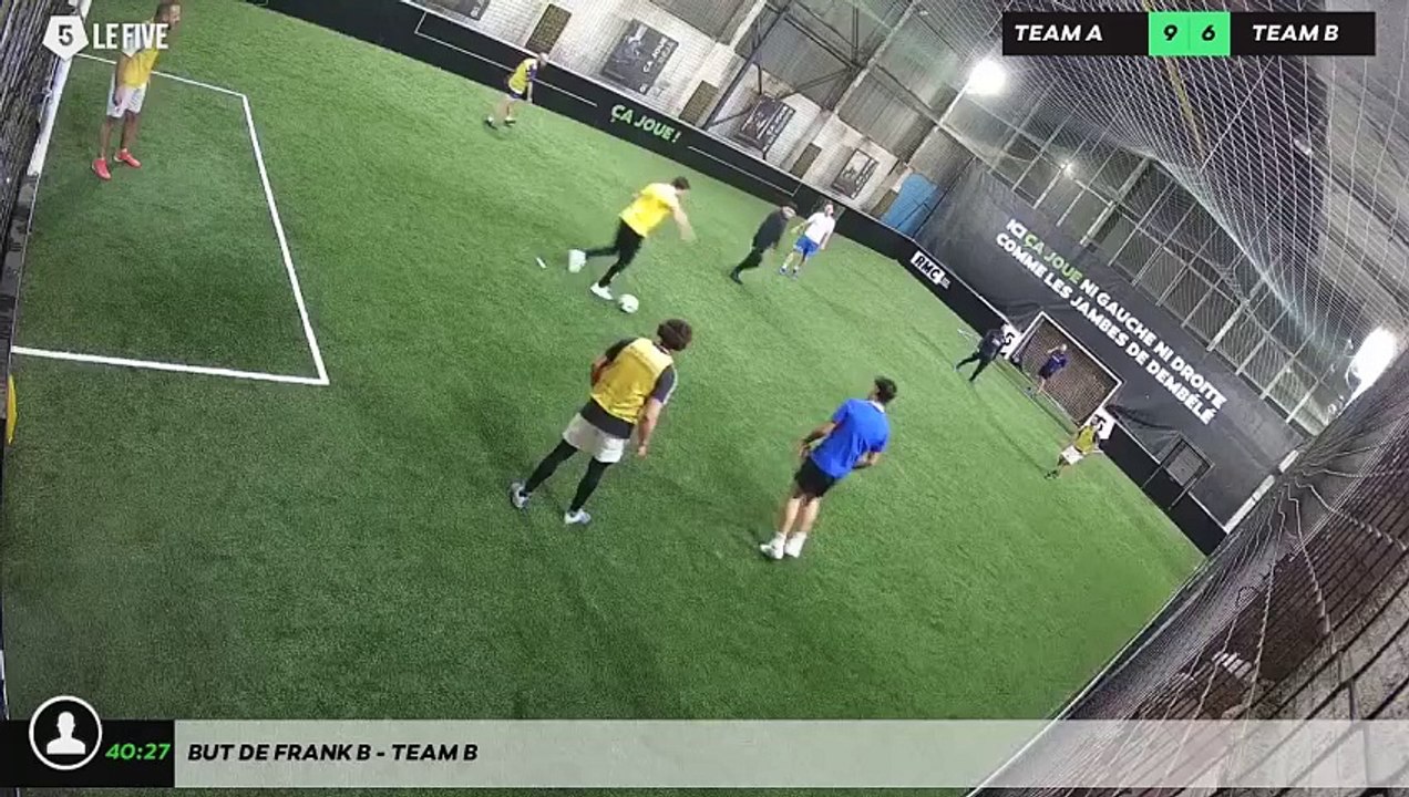 But de Frank B - Team B