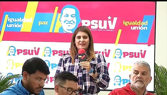 Primer Vpdte. del PSUV Diosdado Cabello lideró rueda de prensa de la Dirección Nacional del PSUV