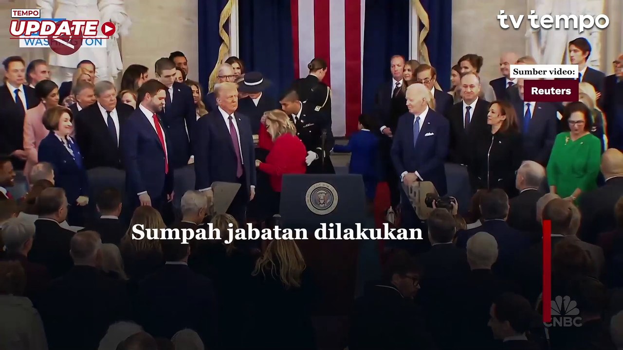 Donald Trump Resmi Menjabat Presiden Amerika Serikat ke-47