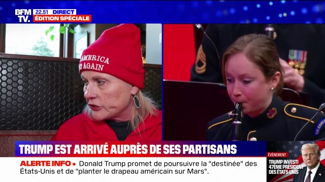 On était déçu de ne pas pouvoir y être : Des partisans de Donald Trump réunis dans un restaurant à Washington