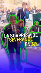 El elenco de “Severance” actuó en vivo en una terminal de Nueva York