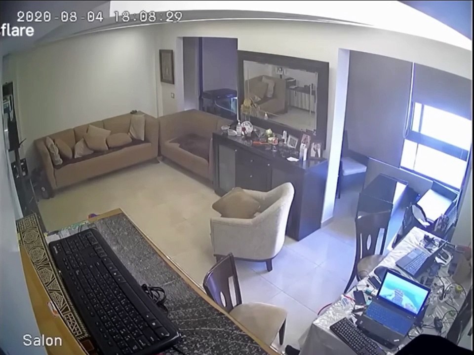 Run priest . Run - Beirut explosion 4 August 2020