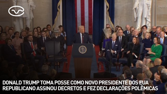 Donald Trump toma posse como novo presidente dos EUA