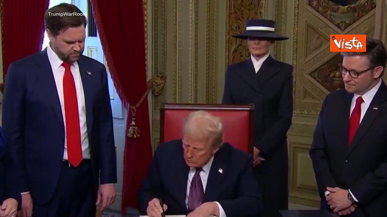 Trump firma primi ordini esecutivi. Emergenza energetica e stop allo ius soli tra le priorit?